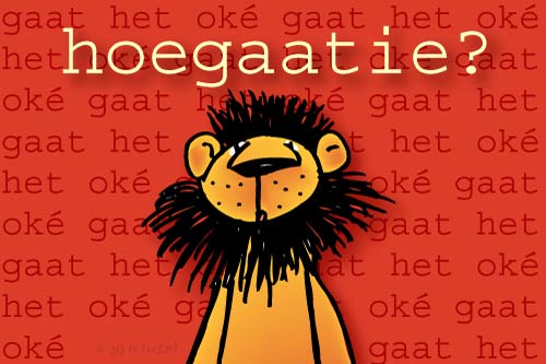 Jij is Lief - kaart: Hoe gaat het?
