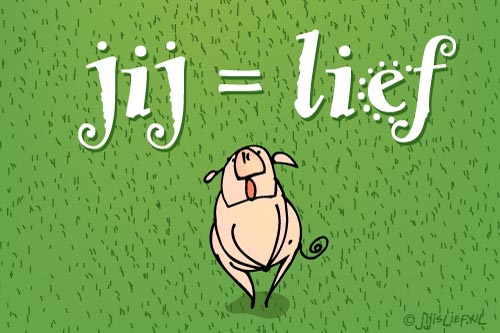 Jij is Lief - kaart: Je bent lief