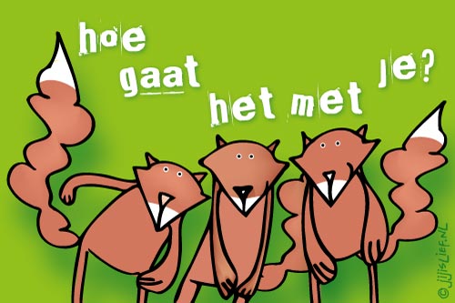 Jij is Lief - kaart: Hoe gaat het?