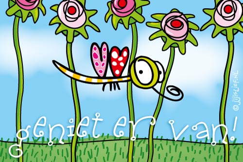 Jij is Lief - kaart: Geniet er van!