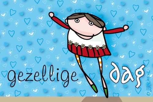 Kaart: Gezellige dag