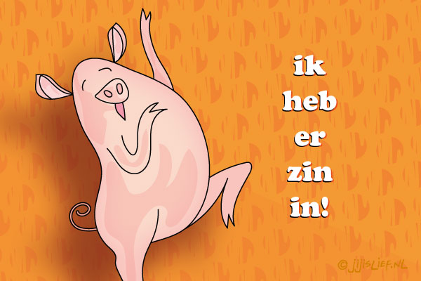 Jij is Lief - kaart: Heb er zin in!